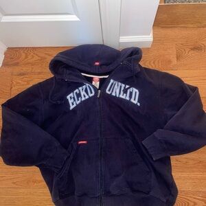 Echo 2000s Navy Blue Hoodie
